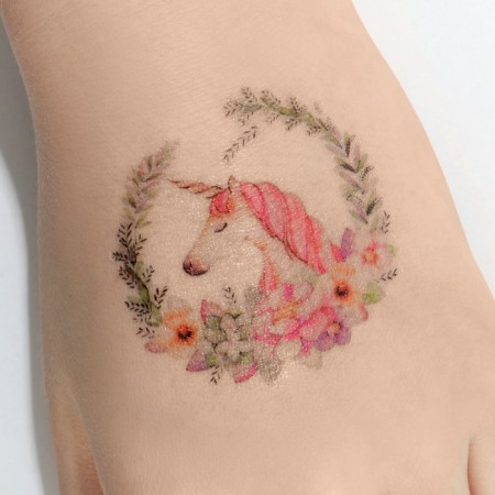 Hair rim, glitter and temporary tattoo "Shine" (set)-7
