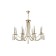 Crystal Lux, Victoria 3340/308, E14, 8x60 W, 52.3x74x74 cm, Golden color