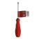 Scrap screwdriver, magnet, two -component handle, PH0 x 75 mm