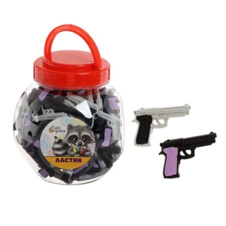 Figure eraser "Pistol", mix-2
