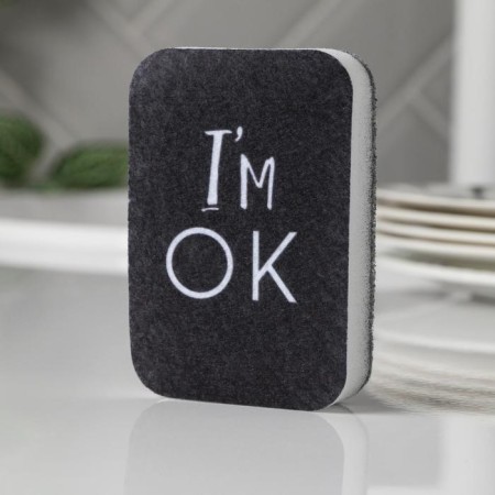Foam sponge IM OK 9x6 cm