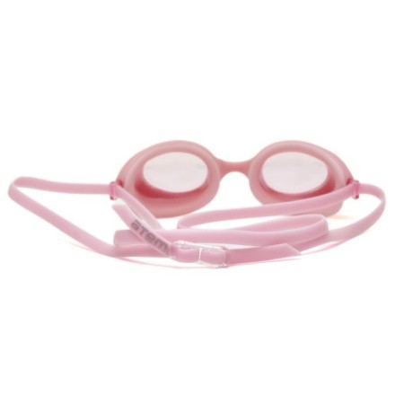 ATEMI N7901 swimming glasses, children's, silicone, pink color-2