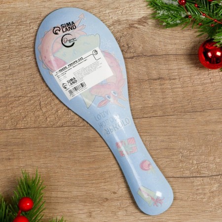 Standing under the spoon of "Bright New Year", 21x7.5x2 cm-2