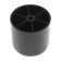Tundra support for screws No. 4, n = 50 mm, black