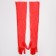 Carnival accessory- transparent gloves, red color