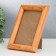 Photo frame 10x15 cm nut (glass)