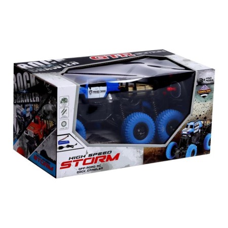 Radio -controlled jeep "Police", works on the battery-5