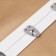 Corset-base b and a corset, 25 cm, white/silver color
