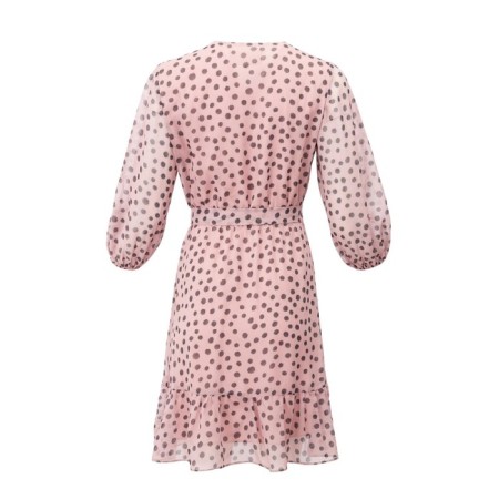 Dress summer female mist, size 42, pink color-12