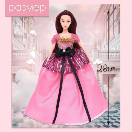 Model doll articular “Tender Dreams”, in a pink dress-1