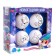 New Year's set for creativity. Christmas balls for coloring "New Year!", Set 4 pcs, d = 5.5 cm