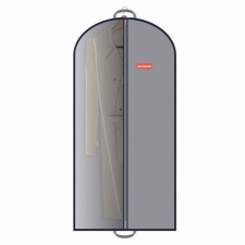 Hausmann clothing cover, with a PVC wall and pens 60x140 cm, gray