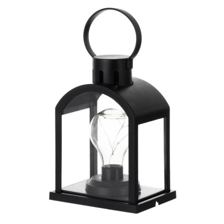 Nightlight "lantern" LED from batteries 3HAAA Black 9.5x13x18 cm Risalux-7