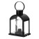 Nightlight "lantern" LED from batteries 3HAAA Black 9.5x13x18 cm Risalux