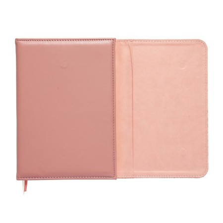 Leduced Diary A5, 160 sheets, Devente.irene, solid combined cover of artificial leather, cream block 70 g/m2, pink-3