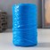 Yarn "for knitting washcloths" 100% polypropylene 400m/100 ± 10 g in the shape of a cylinder (cornflower)