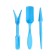 Set of planting tools, 4 items: scapula, fork, cone, glass, color mix, Greengo