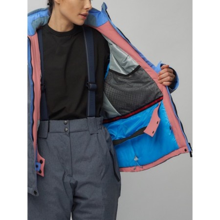 Ski suit female, size 54, blue color-13