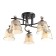 Alatei chandelier 5he27 40w is black 58x58x27 cm Bayerlux