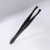 Direct tweezers, narrow, 8.5 cm, black color