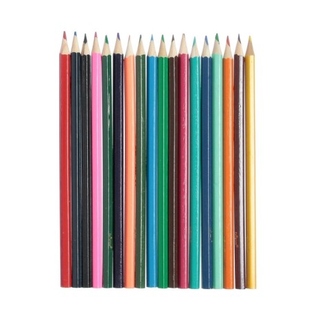 Pencils 18 flowers, "princess", wooden, hexagonal-1