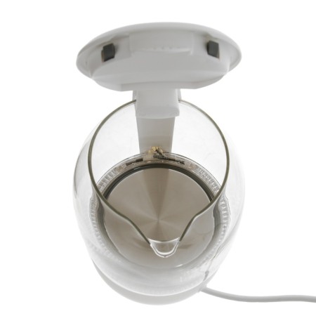 Electric kettle Harper HWK-GM02, 2200 watts, 1.7 l, glass, white-4