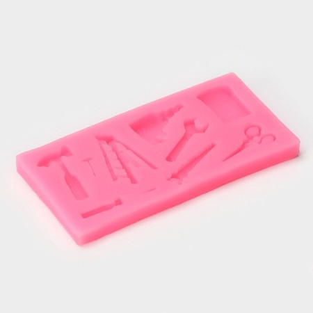 Mold "Tools", silicone, 10.5 × 5 × 1 cm, color mix-2