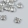 Bead for creativity Metal "Cat" set 10 pcs silver 1.1x1.1 cm