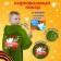 Carnival set "May 9!", Height 104-152 cm, raincoat, flag
