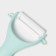 A set of kitchen utensils "Claud", 6 objects: 5 knives, vegetable cleaning of ceramics, turquoise color