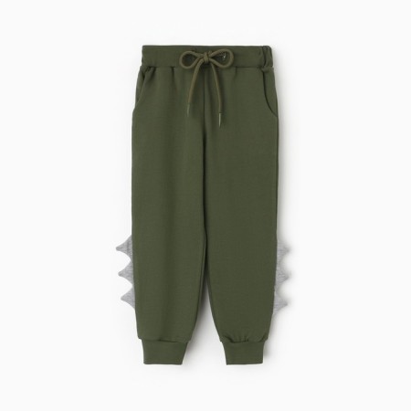 Pants for a boy, khaki color, height 92 cm