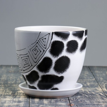 Flower pot with stands Leopard 5l-2