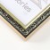 Photo frame Plastic "Vintage" 15x21 cm, black with gold