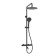 The shower system wasserkraft a288.258.078.bm Thermo, tropical shower, thermostat, black
