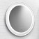 Mirror Comforty "Yerevan-70" LED backing, contactless sensor, white matte