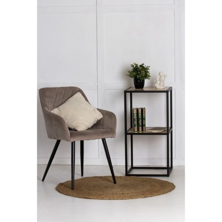 Shelving 2, 400x400x782, Black Muar/Dub Sonoma-3