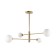 ESTELLE 4X40W G9 chandelier gold