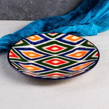 Тарелка Риштанская Керамика "Атлас", плоская, 28 см