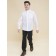 Bogochka for boys, height 122 cm, white color