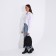 Women's backpack made of artificial leather with lightning, black color