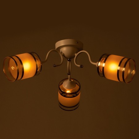 Emma chandelier 3he27 40w is white 51x51x25cm Bayerlux-2