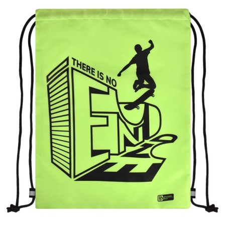 A bag for shoes 420 x 340 mm, silk -screen printing, Phoenix "Bord without borders" Green 62502-1