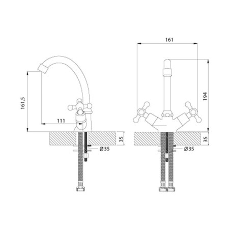 Rossinka g02-62 washbasin mixer-1