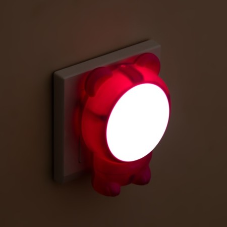Nightlight "Bear" LED Pink 7x6.5x10 cm-5