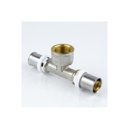 Aquasfera-Press tee 8011-05, 26 mm x 3/4 "x 26 mm, internal threads, brass-3