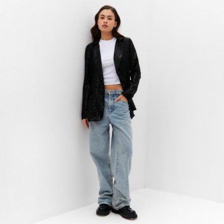 Women's jacket with sequins Mist p. 50, black-1