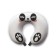 Panda Panda Panda pillow, size 30x25x10 cm