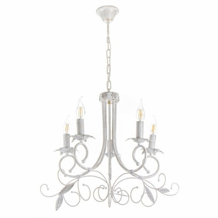 Iris chandelier 5xe14 40w is white with a golden patina 66x66x46-105 cm Bayerlux
