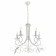 Iris chandelier 5xe14 40w is white with a golden patina 66x66x46-105 cm Bayerlux