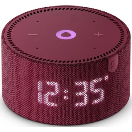 Smart Column "New Yandex Mini Station", Voice Assistant Alice, 10W, with a clock, red-6